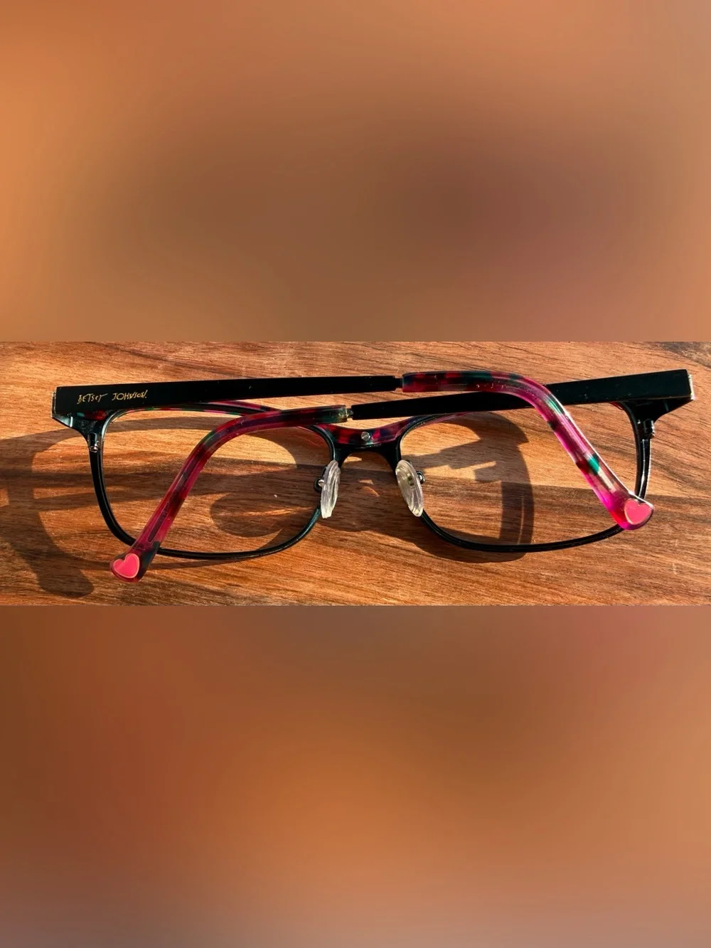 Betsey Johnson Eyeglass Frame Wild Nights Teal